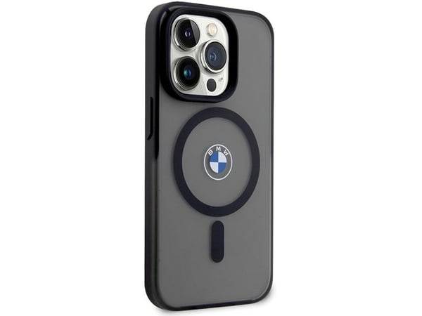 BMW BMHMP15LDSLK iPhone 15 Pro 6.1" svart hardcase IML Signature MagSafe