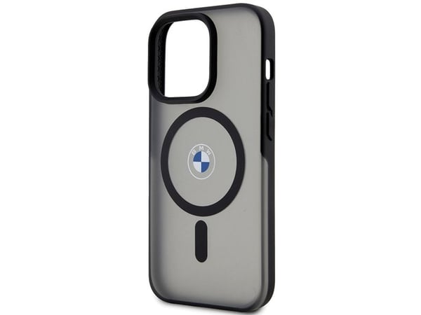 BMW BMHMP15LDSLK iPhone 15 Pro 6,1" svart hårt skal IML Signature MagSafe