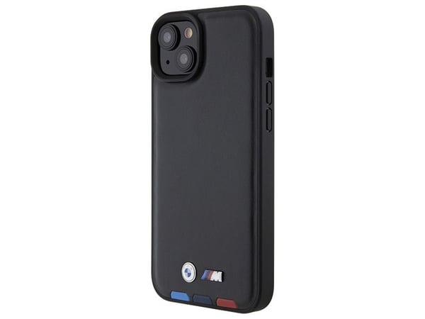 Deklas BMW BMHCP15M22PTDK iPhone 15 Plus / 14 Plus 6,7? svart Leather Stamp Tricolor