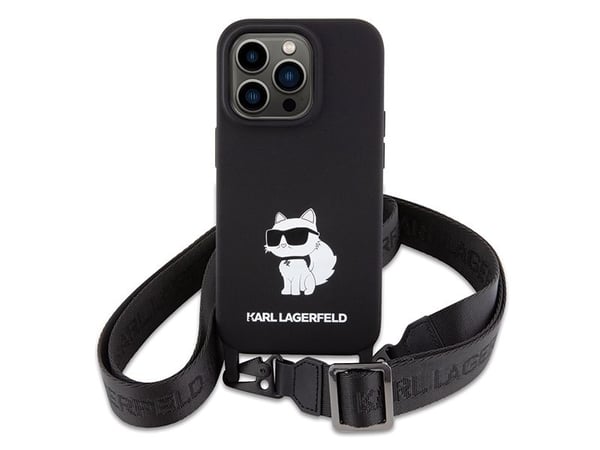 Karl Lagerfeld KLHCP15XSCBSCNK iPhone 15 Pro Max 6.7" kovakotelo lajitelma Ristikkäin silikoni Choupette