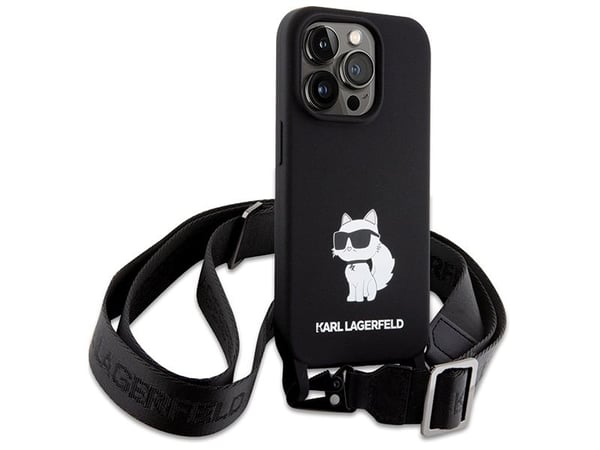Karl Lagerfeld KLHCP15XSCBSCNK iPhone 15 Pro Max 6.7" kovakotelo lajitelma Ristikkäin silikoni Choupette