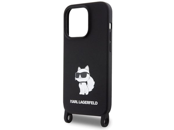 Karl Lagerfeld KLHCP15XSCBSCNK iPhone 15 Pro Max 6.7" kovakotelo lajitelma Ristikkäin silikoni Choupette