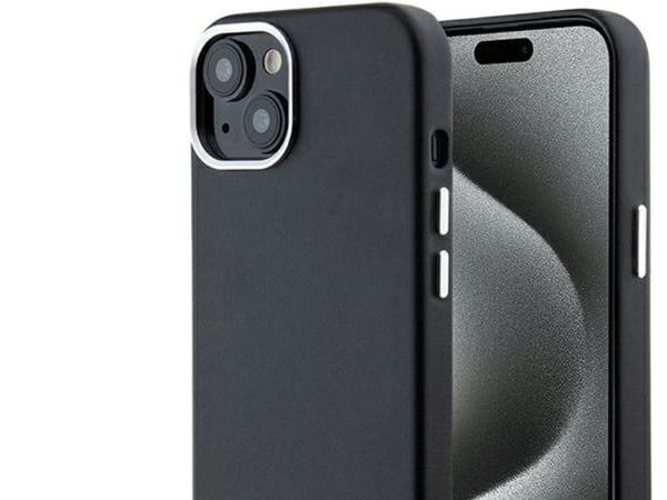 Deklas Apple iPhone 15 Plus / 14 Plus BMW Signature Wrapped Metal MagSafe (BMHMP15M23PUFWK) svart