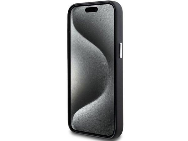 Deklas Apple iPhone 15 Plus / 14 Plus BMW Signature Wrapped Metal MagSafe (BMHMP15M23PUFWK) svart