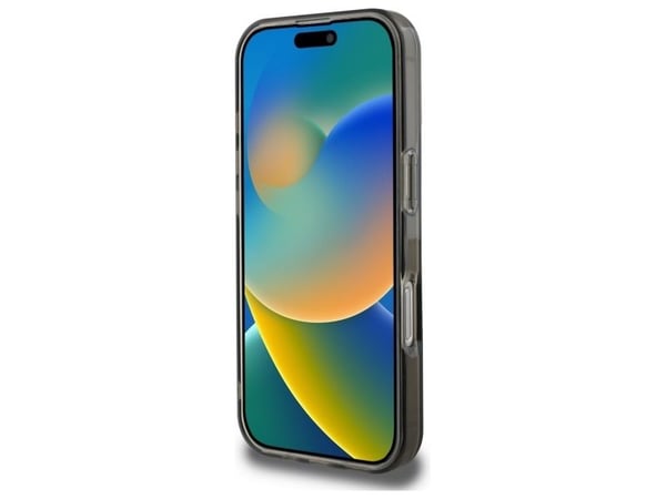 Dėklas Guess GUHMP16XHFGEREK iPhone 16 Pro Max 6.9" juoda/juodas kovakotelo IML Glitter Circle MagSafe IML Glitter Circle MagSafe