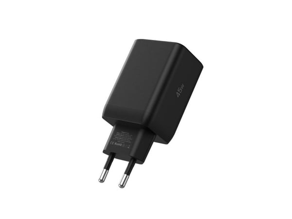 Tech-Protect nettlader NC45W-GAN 2xUSB-C PD45W svart