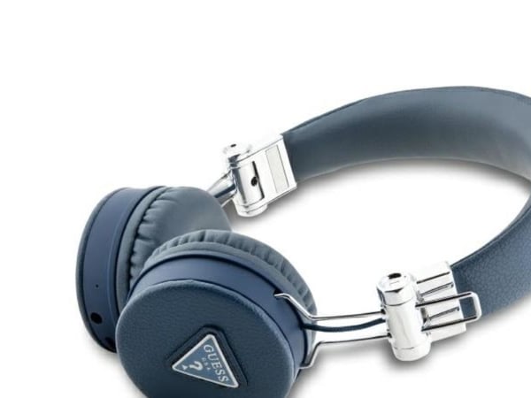 Słuchawki Guess Guess Bluetooth ENC GUBH70PGTSPSB sininen/sininen Grained Klassinen pyöreä muotoinen