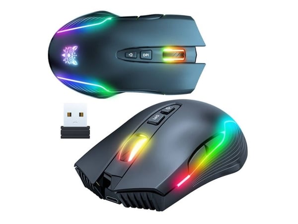 Onikuma ONIKUMA CW905 trådløs gamingmus RGB (svart)