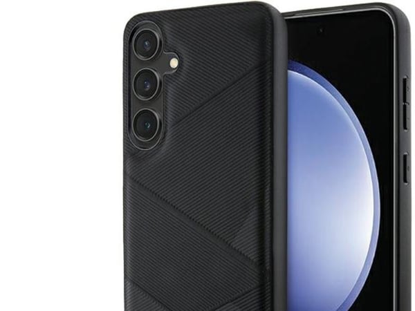 Samsung Galaxy S24 Plus BMW-skal Signature odinis Crossing Lines-mönster (BMHCS24M23RCGPK) svart