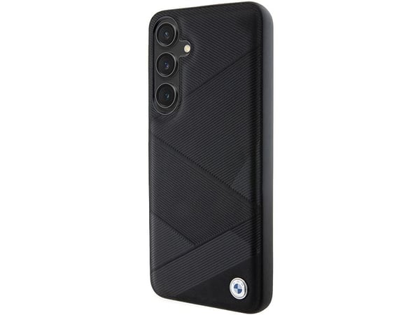Samsung Galaxy S24 Plus BMW-skal Signature odinis Crossing Lines-mönster (BMHCS24M23RCGPK) svart