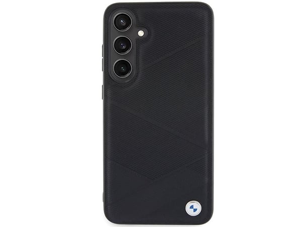 Samsung Galaxy S24 Plus BMW-skal Signature odinis Crossing Lines-mönster (BMHCS24M23RCGPK) svart