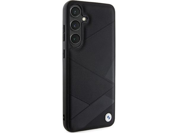 Samsung Galaxy S24 Plus BMW-skal Signature odinis Crossing Lines-mönster (BMHCS24M23RCGPK) svart