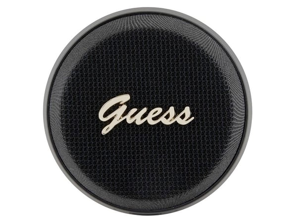Guess Bluetooth-högtalare GUWSC3ALSMK högtalarställ svart/mörk magnetisk script metall
