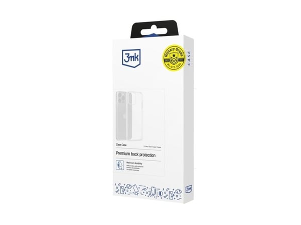 3mk Clear Case - Beskyttende deksel for mobiltelefon - termoplast-polyuretan (TPU) - gjennomsiktig - for Samsung Galaxy A55