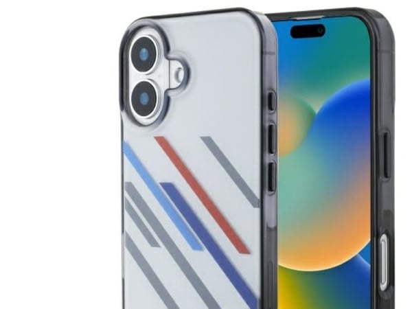BMW BMHCP16S23HTRAG iPhone 16 6,1" hårt skal Motorsport IML random stripes