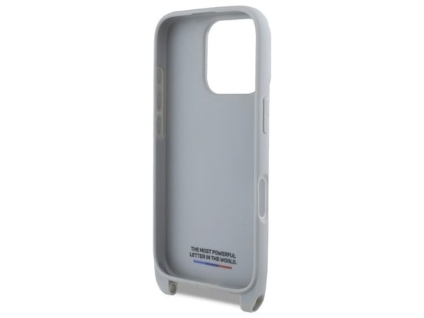 BMW kova kotelo iPhone 16 Pro 6.3" harmaa (M Edition Carbon Stripe & Strap)