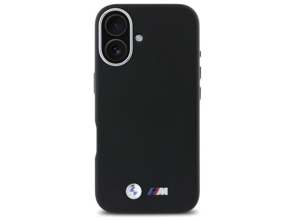Deklas BMW BMHCP16S23PMWK iPhone 16 6.1" juoda/juodas kovakotelo M Sileä täyskääritty metallia