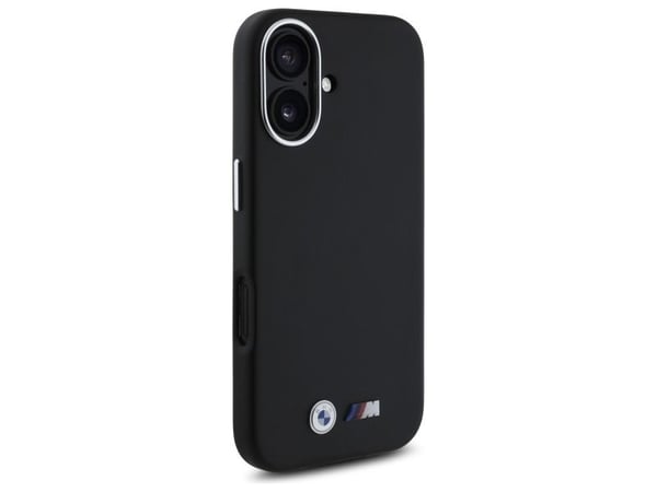 Deklas BMW BMHCP16S23PMWK iPhone 16 6.1" juoda/juodas kovakotelo M Sileä täyskääritty metallia