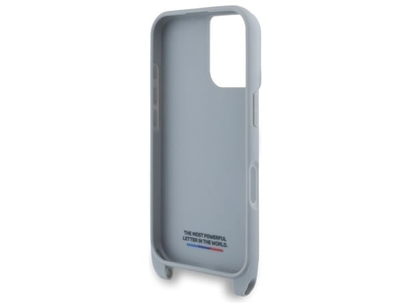 BMW BMW BMHCP16S23PSCCG iPhone 16 6.1"        szary/grey hardcase M Edition Carbon Stripe & Strap