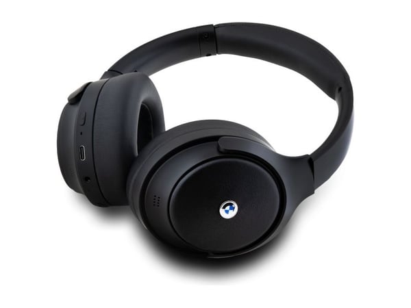 BMW tilbehør Bluetooth ANC BMBHKL601SSLVK svarte metall-logoer