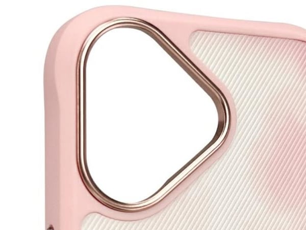 Nimmy Apple iPhone 16 6.1 kotelo vaaleanpunainen Big Eyed Pet 2.0 Kissa