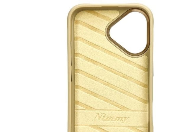 Nimmy Apple iPhone 16 6.1" dėklas telefonui haki spalvos Big Eyed Pet 2.0 Cat