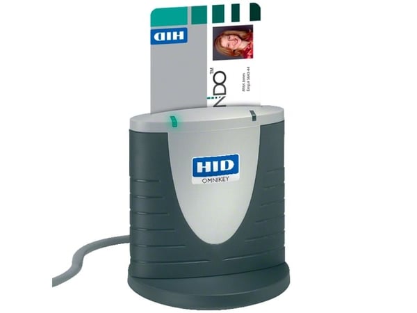 HID OMNIKEY 3121 - SMART-kortleser - USB 2.0 - to-tonet grått