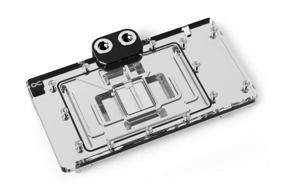 Alphacool 13481, Vesiblokki + taustalevy, Akryyli, Alumiini, Kromi, Kupari, Kromi, Läpinäkyvä, Musta, 3-Pin JST, 1/4", Grafiikkakortti