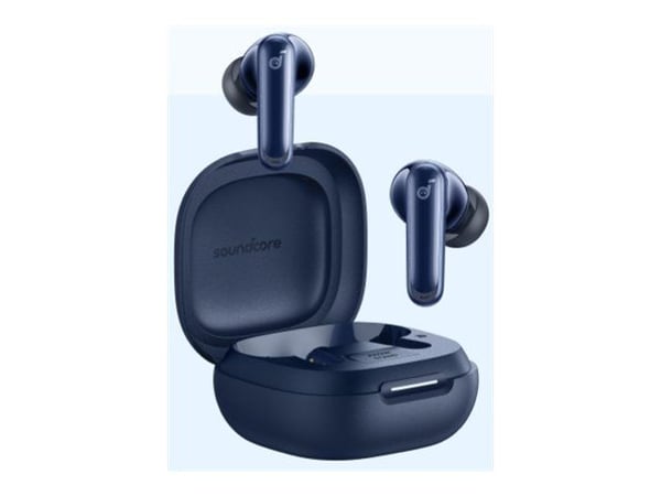 Soundcore P40i - True wireless-hörlurar med mikrofon - inuti örat - Bluetooth - aktiv brusradering - marinblå