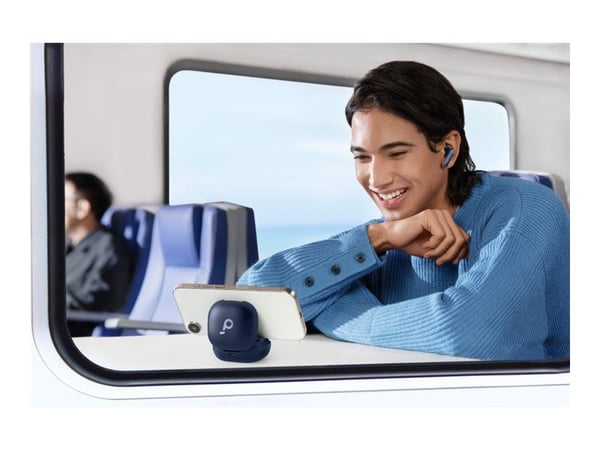 Soundcore P40i - True wireless-hörlurar med mikrofon - inuti örat - Bluetooth - aktiv brusradering - marinblå
