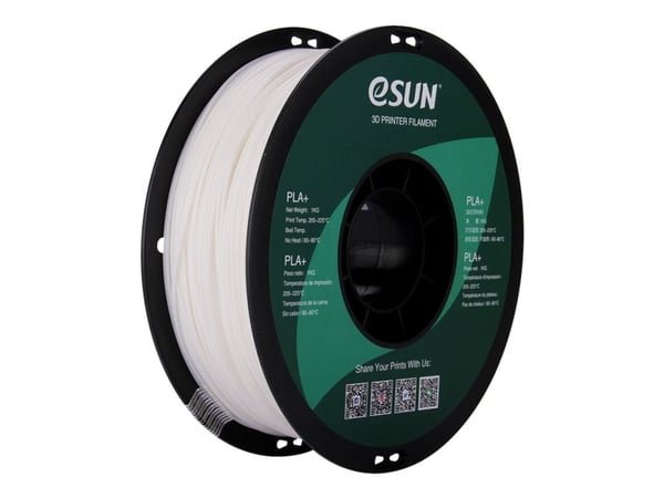 eSun Filament PLA+ biały eSun Filament PLA+ biały