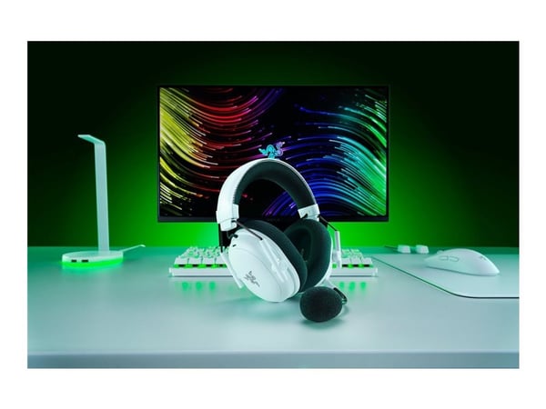 Razer BlackShark V3 Pro, Langallinen & langaton, Pelaaminen, 12 - 28000 Hz, 367 g, Kuulokkeet, Valkoinen