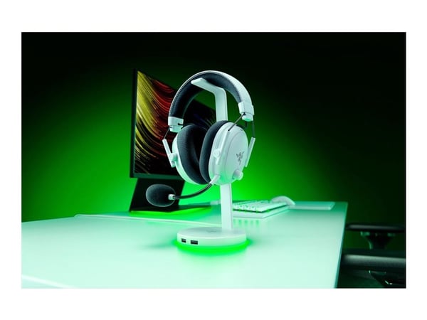 Razer BlackShark V3 Pro, Langallinen & langaton, Pelaaminen, 12 - 28000 Hz, 367 g, Kuulokkeet, Valkoinen