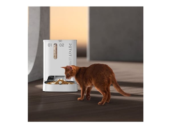 PETKIT YumShare Dual-hopper - Matare - automatisk - för katter, hundar