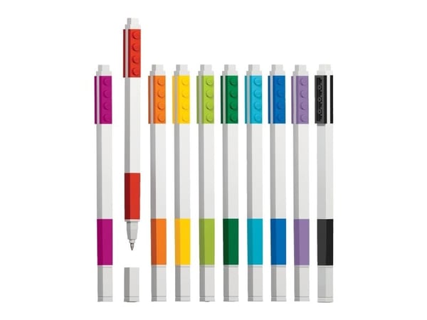 LEGO® Ikonisk - Gelpennor - 10-pack