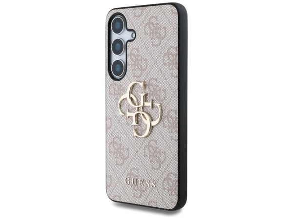 GUESS tapauksessa SAMSUNG S25 Plus GUHCS25M4GMGPI (4G PU Big Logo) vaaleanpunainen