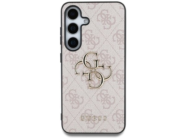 GUESS tapauksessa SAMSUNG S25 Plus GUHCS25M4GMGPI (4G PU Big Logo) vaaleanpunainen