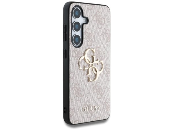 GUESS tapauksessa SAMSUNG S25 Plus GUHCS25M4GMGPI (4G PU Big Logo) vaaleanpunainen