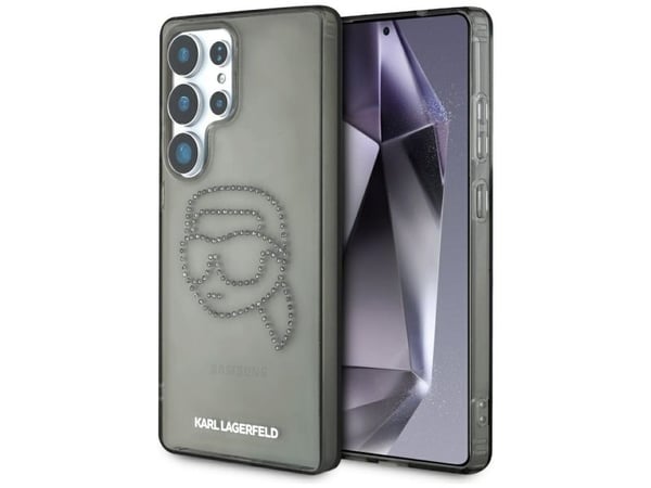 Karl Lagerfeld Kotelo SAMSUNG S25 Ultra KLHCS25LHKHDCELK (IML Rhinestones K Head) musta