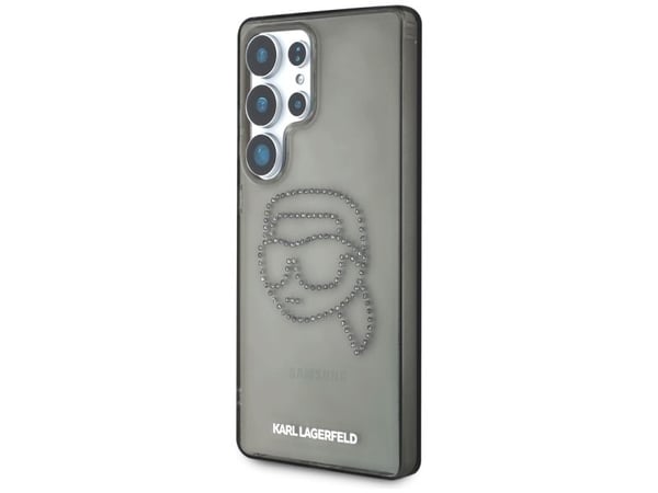 Karl Lagerfeld Kotelo SAMSUNG S25 Ultra KLHCS25LHKHDCELK (IML Rhinestones K Head) musta