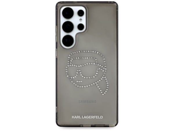 Karl Lagerfeld Kotelo SAMSUNG S25 Ultra KLHCS25LHKHDCELK (IML Rhinestones K Head) musta