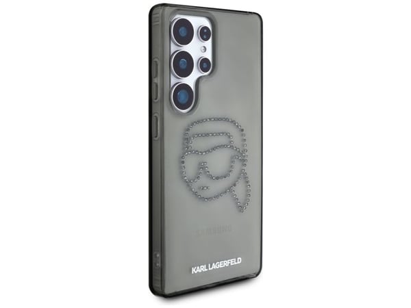 Karl Lagerfeld Kotelo SAMSUNG S25 Ultra KLHCS25LHKHDCELK (IML Rhinestones K Head) musta