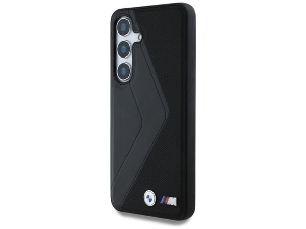 Deklas BMW lær oversize striper MagSafe Samsung Galaxy S25 svart