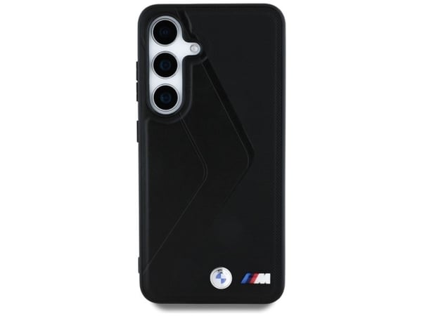 Deklas BMW lær oversize striper MagSafe Samsung Galaxy S25 svart