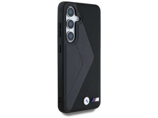 Deklas BMW lær oversize striper MagSafe Samsung Galaxy S25 svart