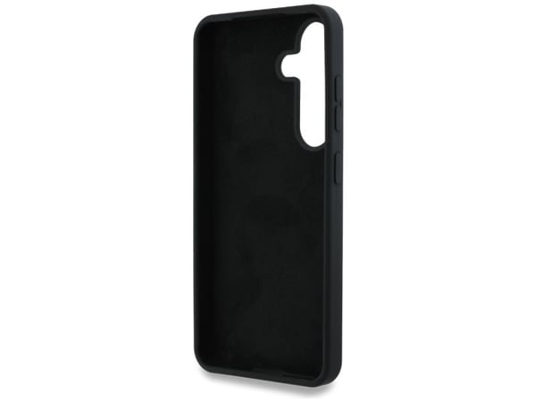Kotelo Guess Silikoni Big 4G Logo Bottom Script Samsung Galaxy S25 mustana