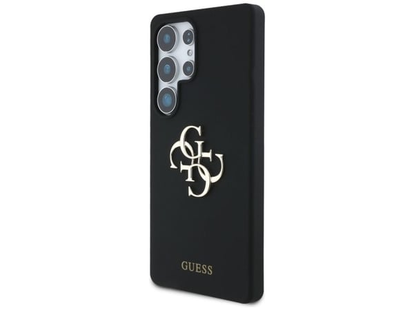 Veske Guess Silikon Big 4G Logo Bottom Script Samsung Galaxy S25 Ultra svart