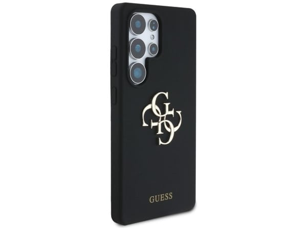 Veske Guess Silikon Big 4G Logo Bottom Script Samsung Galaxy S25 Ultra svart