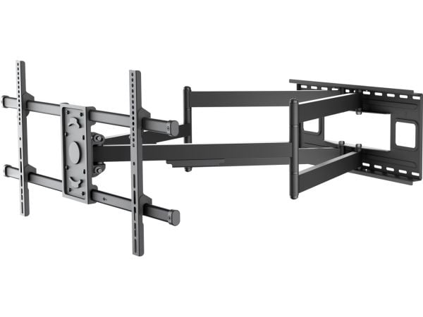 Goobay Pro - Fäste - extra stor - för platt panel - full rörelse - stål - svart - skärmstorlek: 43"-90" - väggmonterbar