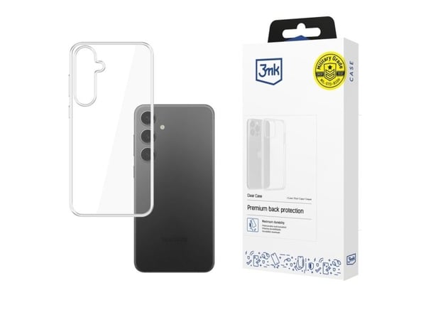 3mk Clear Case - Beskyttende deksel for mobiltelefon - termoplast-polyuretan (TPU) - gjennomsiktig - for Samsung Galaxy S25